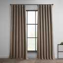 Brown Linen Textured Blackout Curtains 108 Inches Long for Living Room, 100% Light Blocking Curtain Drapes Chocolate Brown 50 by 108 Inch Length 2 Panels