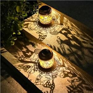 2 Pack Gnomes Solar Lanterns Outdoor Waterproof,Hanging Solar Lights Gnome Gifts for Women Metal LED Decorative Light for Yard,Patio,Lawn,Tabletop,Pathway,Landscape,Garden Gnomes Decor