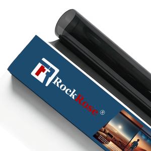 RockRose 20% Premium Carbon Car Window Tint Film 20 in x 5FT 2PLY Charcoal Privacy Film UV, Heat Blocking Tint for Car or Home Adhesive Film Easy Shrink, Plotter Friendly Pro Grade