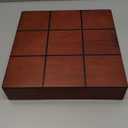 Wooden Tic Tac Toe Game & Shut The Box Game Set, Ideal Gift for Family Game Nights, Kids Activities, and Coffee Table Decor (8.6 Inch)