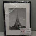 upsimples 12x16 Picture Frame, Display Pictures 8.5x11 with Mat or 12x16 Without Mat, Wall Hanging Photo Frame, Black, 1 Pack