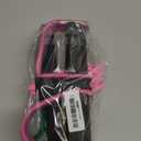 Multifunction Tension Rope, 6-Tube Elastic Yoga Pedal Puller Resistance Band, Natural Latex Tension Rope Fitness Equipment, for Abdomen/Waist/Arm/Leg Stretching Slimming Training (Pink)