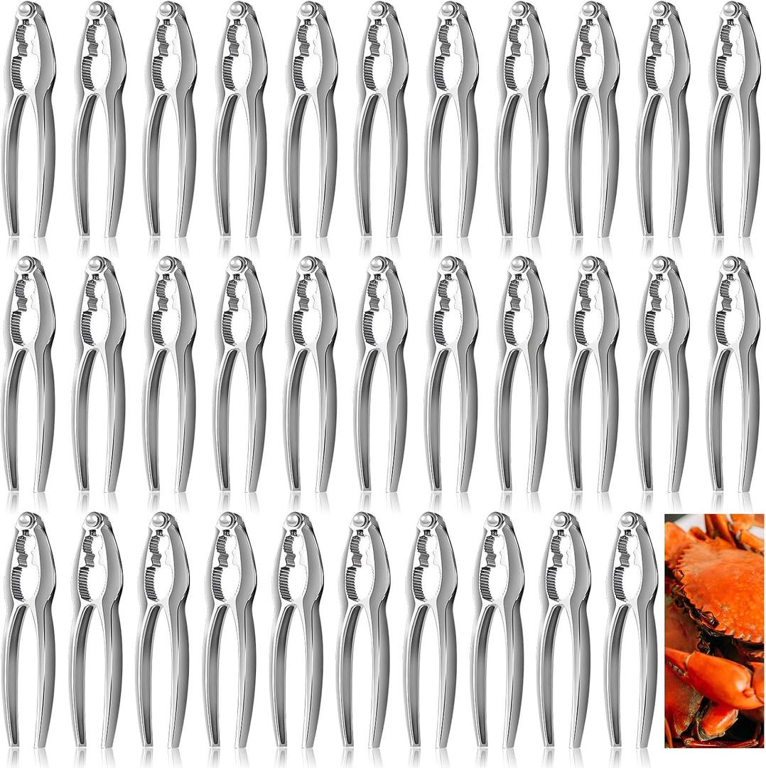 32 Pcs Crab Crackers and Tools, Crab Crackers Sets, Lobster Cracker
