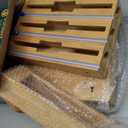 Calmbee 9 in 1 Bamboo Storage Bag Organizer for Kitchen Drawer  Plastic Wrap Dispenser with Cutter & Foil Organizer, Wooden Baggie Organizer for Sandwich, Snack, Gallon, Quart Sizes, Natural