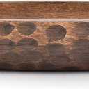 Samhita Mango Wood Decorative Bowl Home Decor Home Decorative Centerpiece Farmhouse Country, Restaurant, Caf (14" x 6" x 2.3")