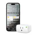 Eve Energy (Matter) - Smart Plug, App and Voice Control, 100% Privacy, Matter Over Thread, Works with Apple Home, Alexa, Google Home, SmartThings