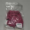 LYANER Womens Polo Shirts Short Sleeve Business Casual V Neck Collared Button Fitted Tops (Pink, L)