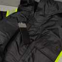 VENDACE Hi Vis Reflective Safety Winter Jackets for Men Polar Fleece Lining ANSI Class 1 High Visibility Jacket Black (Black,L)