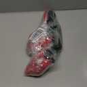 RIBONGZ Comfortable Kitten Heels for Women Pointed Closed Toe Ankle Strap Buckle Heels Slip on Low Heel Church Pumps Wedding Bridal Party Dressy Shoes (9.5, Red)