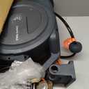 Giraffe Tools AW30 Garden Hose Reel Retractable 1/2" x 100 ft Wall Mounted Water Hose Reel Automatic Rewind, Any Length Lock, 100 ft, Dark Grey