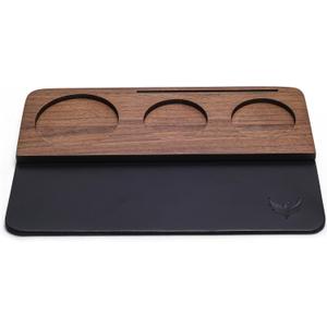 Espresso Mat 58mm Walnut Leather Coffee Tamping Mat
