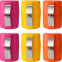 Egg Cracker, 6PCS Egg Shell Opener for Raw Eggs, Efficient Stainless Steel Egg Opener for Home Cooks and Baking Enthusiasts, 3 Colors