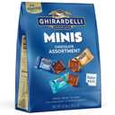 GHIRARDELLI Minis Chocolate Assortment, 10.8 oz Bag Premium Individually Wrapped Mini Chocolate SQUARES (EXP 07/31/26)