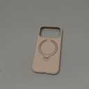 TORRAS Q3 Silicone 360 Spin for iPhone 17 Pro Case with Stand, Fit for MagSafe, Magnetic Ring Kickstand with Camera Control, Liquid Silicone Rubber Soft Phone Case for iPhone 17 Pro 6.3'', Dune Beige