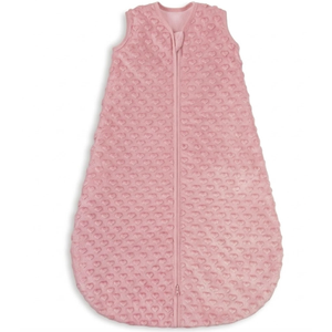 Yoofoss Fleece Baby Sleep Sack 6-12 Months with Plush Dots, TOG 1.5 Baby Wearable Blanket with 2-Way Zipper, Cotton Toddler Sleep Sack Fleece (Medium)