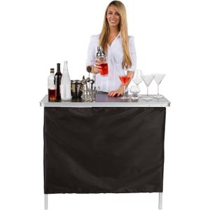 Trademark Innovations Portable Bar Table - Carrying Case Included - Size: 1 Shelf, Standard Bag