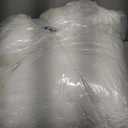 KUCEY Cooling Side Sleeper Pillow for Neck and Shoulder Pain, Luxury Shredded Memory Foam Curved Bed Pillows for Sleeping Set of 1- Adjustable Queen Size- Washable Cover Crescent White