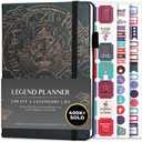 Legend Planner  Weekly & Monthly Life Planner to Hit Your Goals & Live Happier. Organizer Notebook & Productivity Journal. A5 (Mystic Gray) (A5 (5.5'' x 8.3''))
