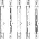 R7S Halogen Light Bulbs 300W 120V,5 Pcs J Type T3 Halogen Work Light Bulbs R7S 118mm,Double Ended Halogen Bulb for Work,Security,Landscape Lights,Floor Lamps,Dimmable,Warm White 2700K,4.6 Inch