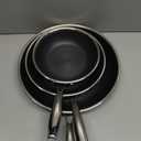 BIELMEIER Advanced Nonstick Ceramic Cookware Set - Hybrid Tech, 8,10,12 Inch Frying Pans, PFAS-Free, Compatible with All Cooktops