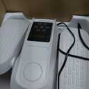 Under Desk Elliptical Exercise Machine, Elliptical Leg Exerciser as Seen on TV, 12 Speeds Leg Exerciser While Sitting for Seniors, Portable Electric Seated Foot Pedal Exerciser for Home Office (White)