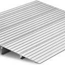 VEVOR Door Threshold Ramp 4 Rise Aluminum Alloy Threshold Ramp Rated 800 lbs Load Capacity, Handicap Ramps for Home Steps for Wheelchair, Scooters, Power Chairs, Walkers, Bicycle, Tricycle