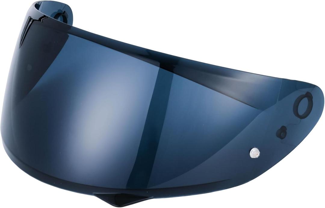 Soman C10 Visor, Tinted HJ-34P Shield Replacement Compatible with C10 Helmet UV Protection (Deep Smoke)