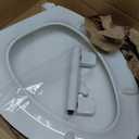 KOHLER 4733-RL-0 Glenbury ReadyLatch Quiet Close Elongated Toilet Seat, Soft Close Toilet Seats, White