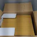 Foldable Shoe Rack Organizer Folding Shoe Boxes, 9 Tier 18 Pairs Storage Shoe Cabinet Collapsible Shoe Rack with Magnetic Clear Door Easy Assembly Shoe Cabinet with Wheels, White Gold