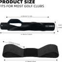 Golf Grip Trainer with Swing Correcting Arm Band - Black Combo Set Improves Golf Swing Skills and Stable Accuracy, Helping to Train Correct Hand and Arm Positioning, Suitable for Golfers of All Levels