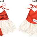 AmzBarley Baby Girls Costume First Birthday Party Dress up Toddler Kids Backless Lace Dress with Accessories (2T (1-2Years))