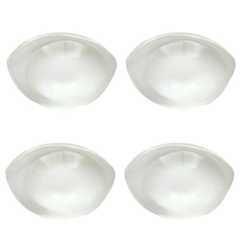 VBQFDPH Silicone Bra Padding Transparent |Two pairs of cup covers Natural Shape Breast Forms for Daily Wear, Comfortable Adhesive Bra Pads for Women, Ideal Bust Enhancer for Swimwear & Dresses