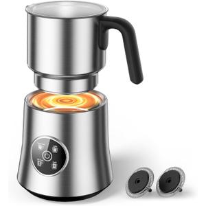 Milk Frother and Steamer, Large Capacity, Electric Frother for Latte