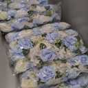 Flower Centerpieces for Tables - 10 Pack Wedding Arch Artificial Flowers Blue Arrangements Center Piece for Reception, Living Room, Kitchen, Dining Table Runner Decorations(20.5 * 9.4''/52 * 24cm)