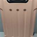 Calvin Klein Women's Hard Side Upright Luggage Spinner Light Weight Suitcase, Mellow Rose, Medium