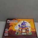 Halloween Pumpkin House Building Kit, Whimsical Halloween Building Set Dcor with Adorable Ghost and Pumpkin Toys, Cute Halloween Party Gift, Halloween Building Bricks Compatible with Lego