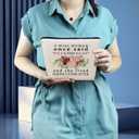 Wise Woman Makeup Bag Canvas Organizer Bag Toiletry Zipper Pouch Funny Slogan Lived Happily Ever After Chic Birthday Retirement Present for Women Friends