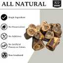 K9 Connoisseur Beef Marrow Dog Bones Long Lasting for Aggressive Chewers | USA Made Single Ingredient Dynamo Bone for Small and Medium Dogs Upto 50 Pounds - 12 Pack (EXP 05/19/26)