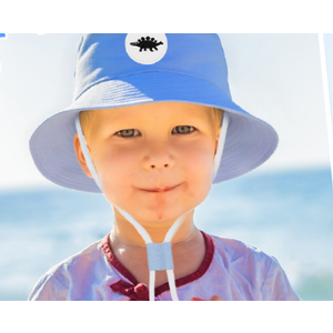 Zando Baby Sun Hat UPF 50+ Sun Protective Adjustable Wide Brim Infant Bucket Hats Outdoor Beach Swim Boy Girl 0-4 Years (12 Months, Blue)