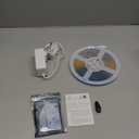 PAUTIX COB LED Strip Light 32.8ft,Engineering Level UL Listed Warm White 2700K,CRI93+ Super Bright High Lumen,Dimmable 24V Flexible LED Tape Light with RF Remote,for Cabinets,Home&Office DIY Lighting