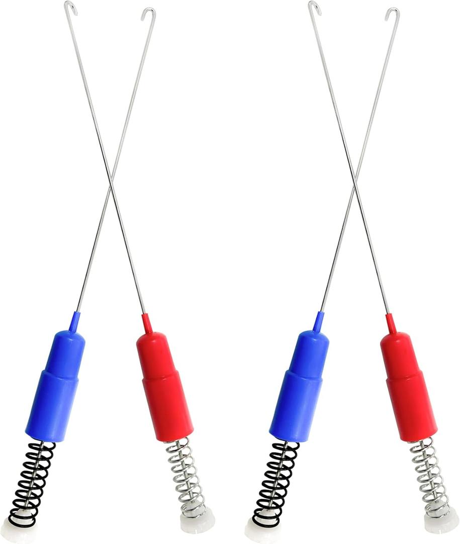 WH16X26908 WH16X26909 Suspension Rod Kit, Compatible with GE GTW220ACK1WW GTW330ASK2WW HTW240ASK5WS HTW240ASK6WS Washer, Replace Number WH16X25219 WH16X25220 4588119 AP6292085