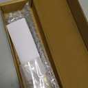 Door Latch Guard Plate 7 with 1 Offset Cover, Satin Nickel, Outswing Door Security Protector Shield, Heavy Duty Version, Door Knob/Deadbolt Latch Protector Plate (1 Pack)