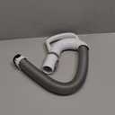 Pvc, Steel Upgraded Replacement Hose Handle for Shark Rotator Lift-Away Vacuum Models For Series NV355 NV356 NV357 NV358 NV370 UV440 (NV360 Blue UV550 Gray NV391 Red) OEM # 153FFJ (White)