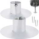 DOUBFIVSY 2PCS Palm Tree Root Protectors, Oxford Cloth Tree Root Freeze Protectors with Ground Nails, 3 Layers Freeze Protection Tree Trunk Protector for Outdoor Cold Weather Plants Root Protection