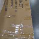 Offex 46" L Modern Computer Desk - Grey with A Storage Cabinet