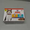 Hill's Science Diet Adult 7+ Wet Cat Food Variety Pack, Chicken & Tuna, 2.8 oz. Pouches, 12-Pack (EXP 11/24/26)