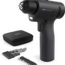 HOTO 16V Brushless Power Drill, 50 Nm High Torque with Smart Display, Auto Mode and LED Light, 10 Bits, 5 Drill Bits, 3/8 Keyless Chuck, Two Working Modes, Perfect for Home Repairs and Projects