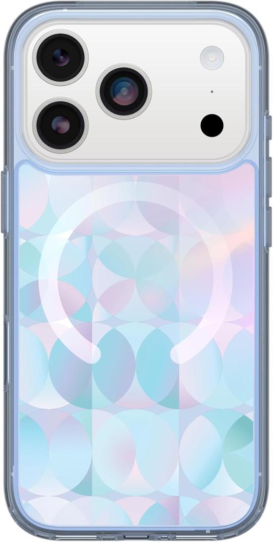 OtterBox iPhone 17 Pro Symmetry Series Clear Case - Opal Prism - Blue