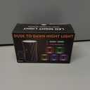 Led Night Lights Plug into Wall, 3000K/5000K Switchable, 2 Pack, Plug in Night Light, 0-100LM Dimmable Night Light, Modern Nightlights, Dusk To Dawn Sensor for Bedroom Bathroom Kitchen Stairs