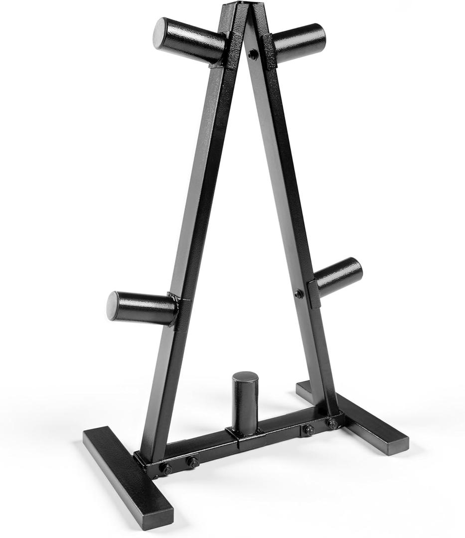 CAP Barbell A Frame Olympic Plate Rack, Dark Gray